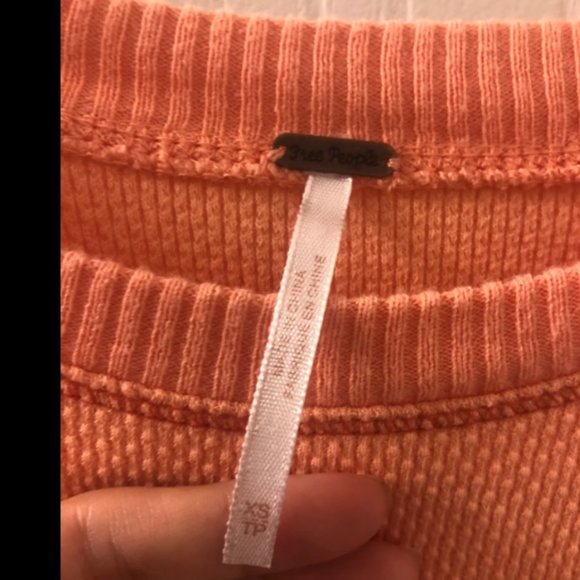 Free People In The Mix Thermal Top Sz XS - Picture 3 of 4